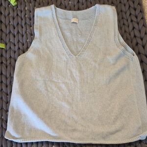 Poetry Cotton Sweater Vest